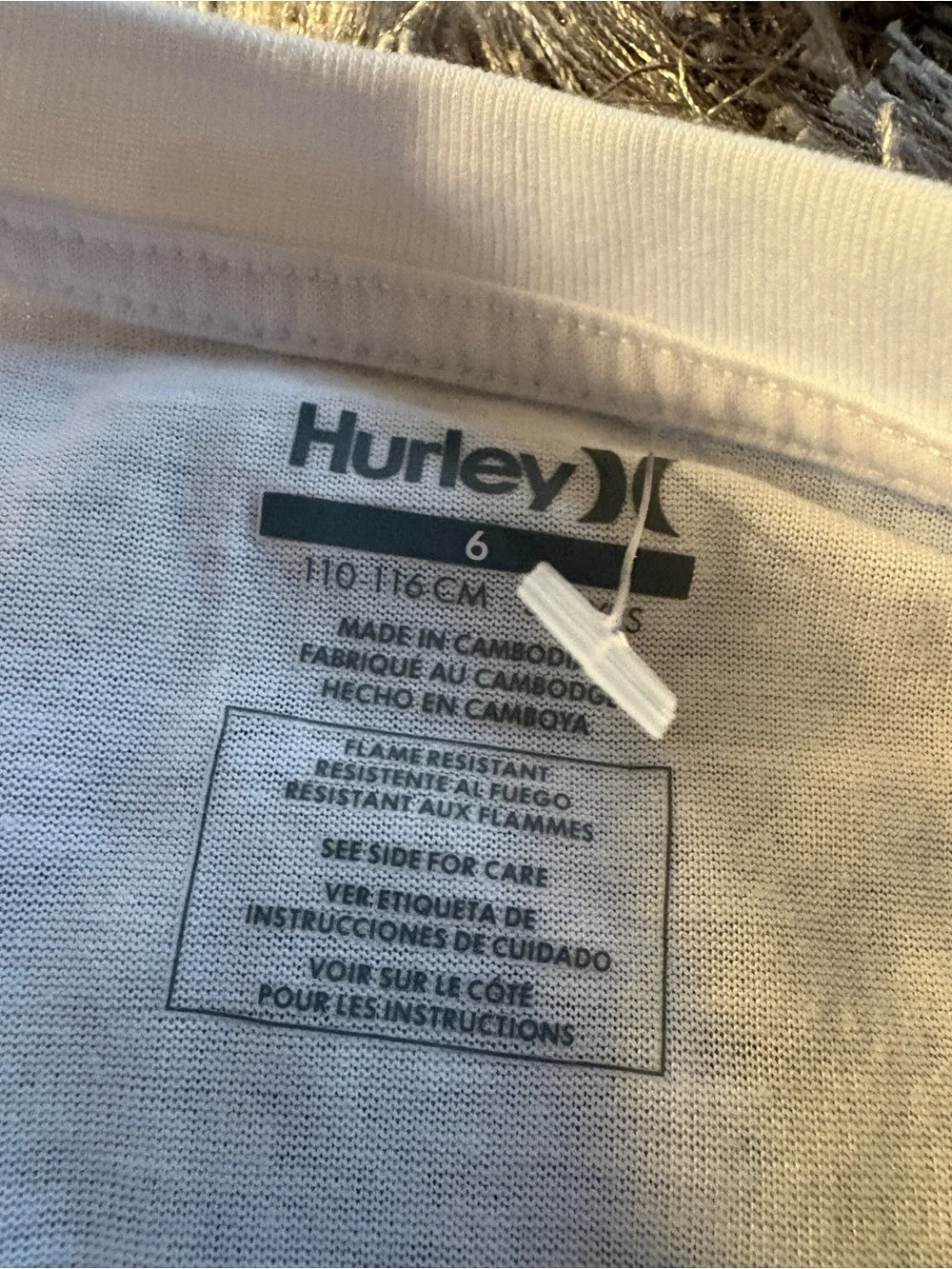 Hurley white long